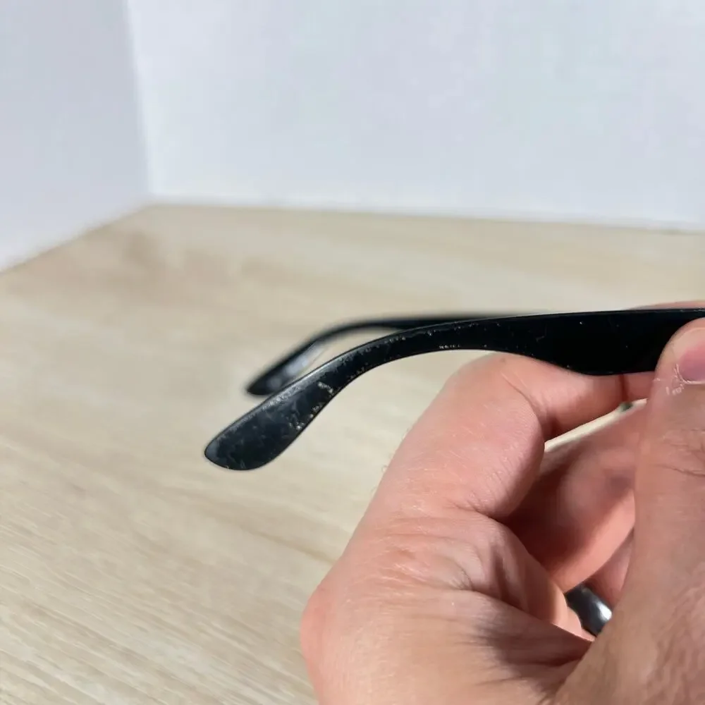 Ray-Ban RB7032 5206 LiteForce Sunglasses Black DAMAGED 55-17-150 Italy